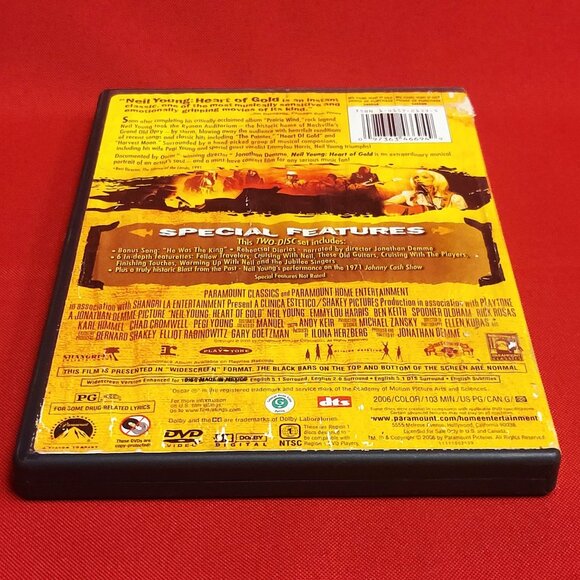Neil Young Heart of Gold 2 Disc DVD 2006 Special Collectors Edition - Picture 11 of 11